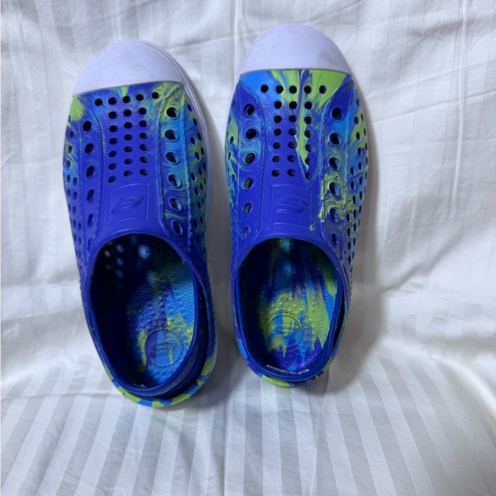 Skechers Solar Surge Blue Lime Boys Water Play Sandal Sneakers Size 13 - Picture 2 of 10